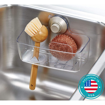 Our sink caddy keeps your sink area neat and everything you need within easy reach.