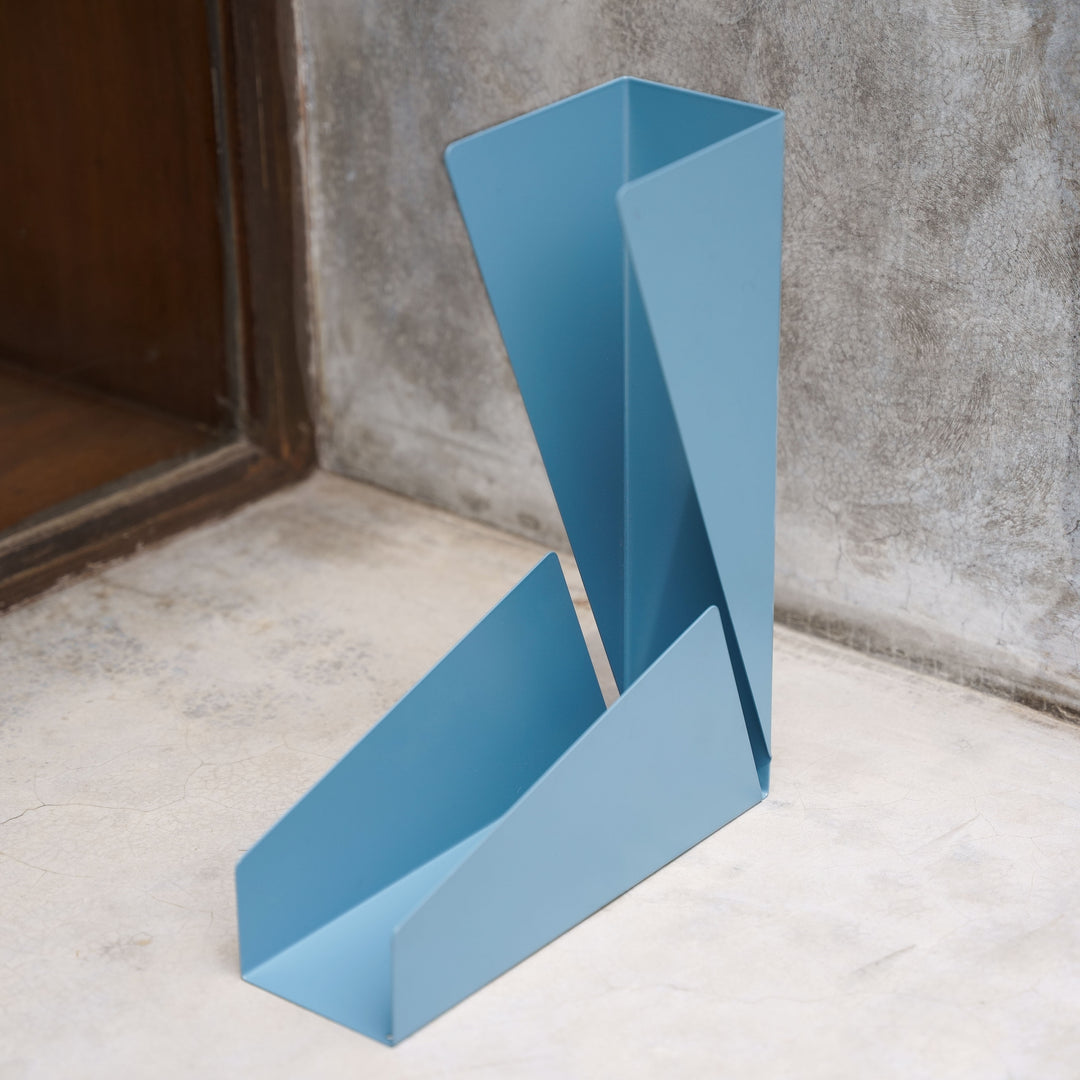 Magazine Holder, Newspaper Rack, Metal File Organizer for Home & Office