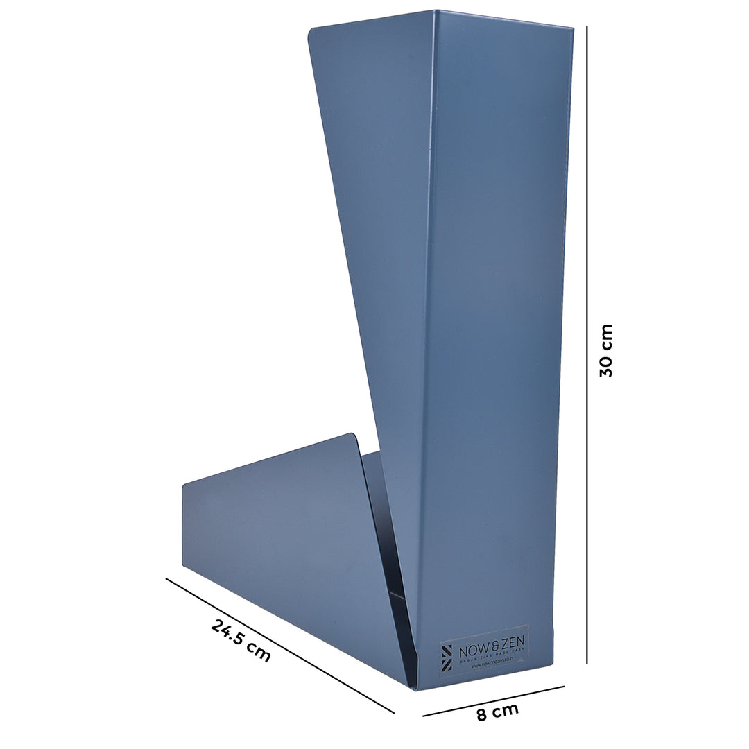 Magazine Holder, Newspaper Rack, Metal File Organizer for Home & Office