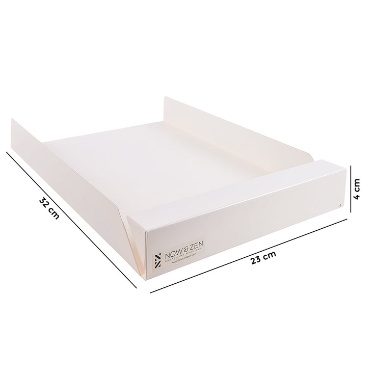 Paper Tray for Home Office Metal Desk Organizer A4 Document Storage