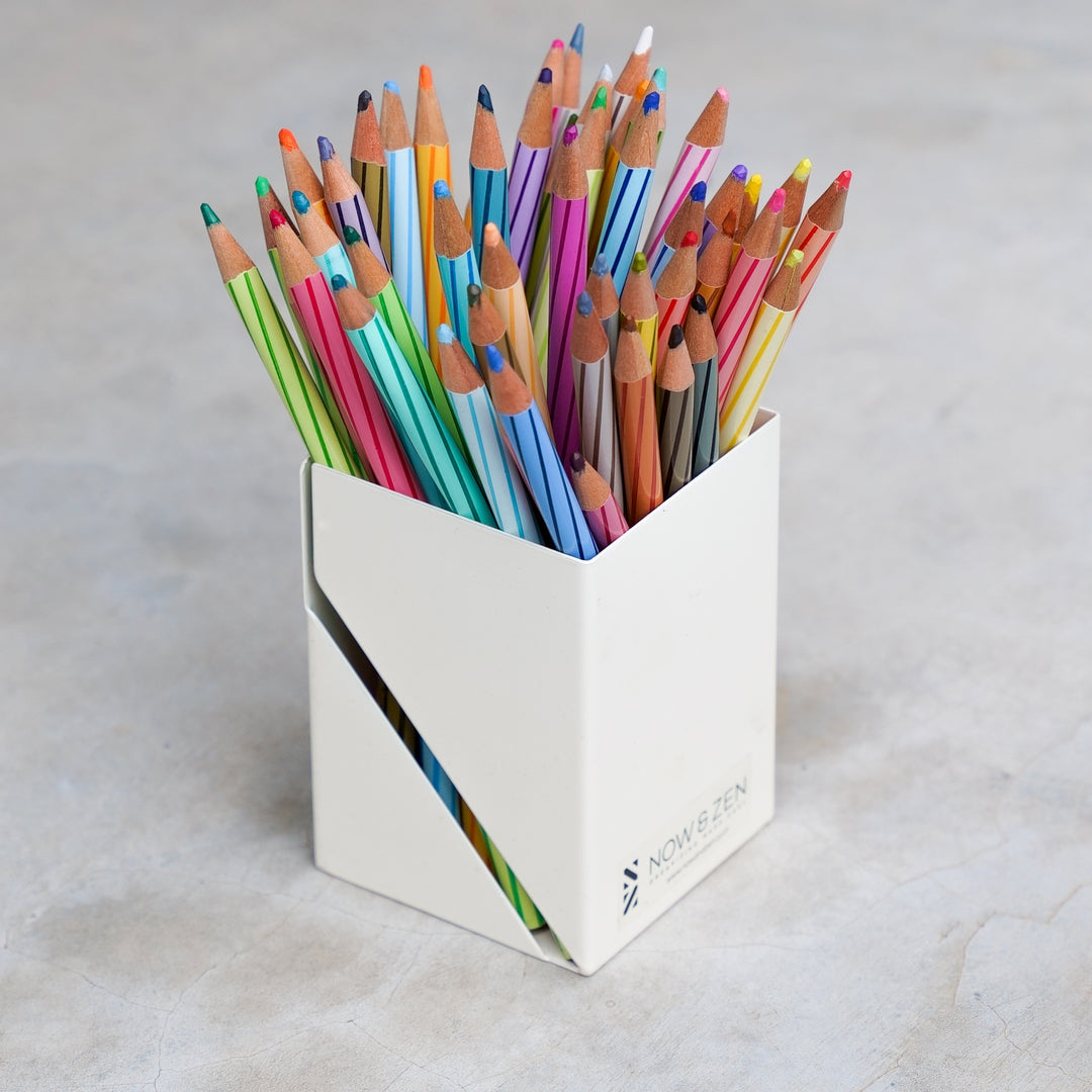 Pen Holder Stand Pencil Cup Desk Organizer - Metal