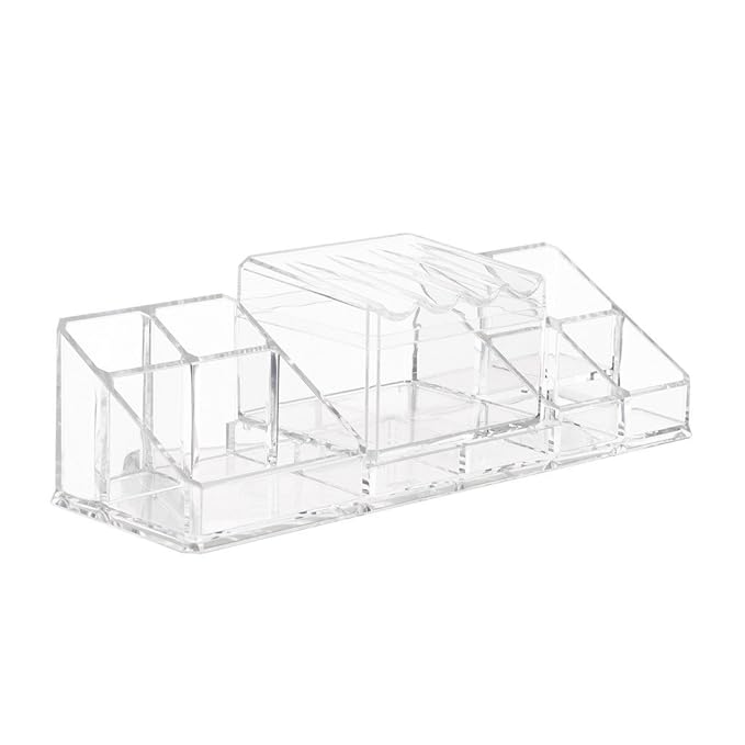 Beauty Jewellery, Multiple compartments, Vanity and Cosmetics Organizer Stand Holder-Grade A Acrylic