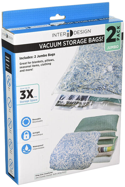 Vacuum bag space bag plastic cover compress bag idesign interdesign now and zen