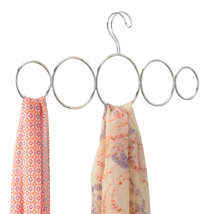 scarf holder dupatta hanger chrome interdesign idesign now and zen