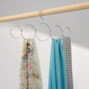 scarf holder dupatta hanger chrome interdesign idesign now and zen