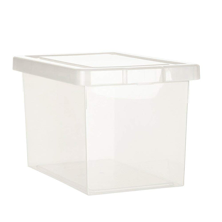 Plastic Storage Box for Office Files & Documents | Large Container with Lid