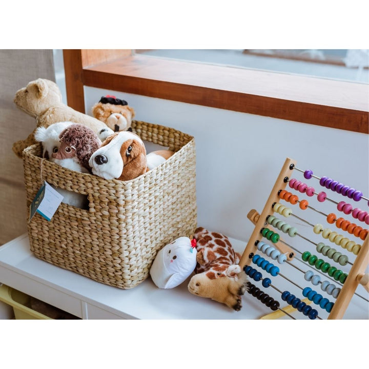 Kauna Seagrass Utility Tote Basket - Square / Medium (27 x 27 x 15 cm)