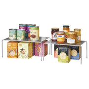 Cabinet Shelf Rack kitchen expandable steel Interdesign Idesign Now and Zen