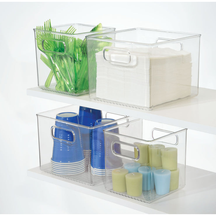 iDesign Linus Plastic Storage Organizer Bin with Handles & Reviews