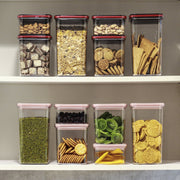 Smart Seal Stackable Kitchen Storage Container Full Range Twist Lock Lid Now & Zen