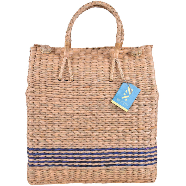 Striped Picnic Basket L4