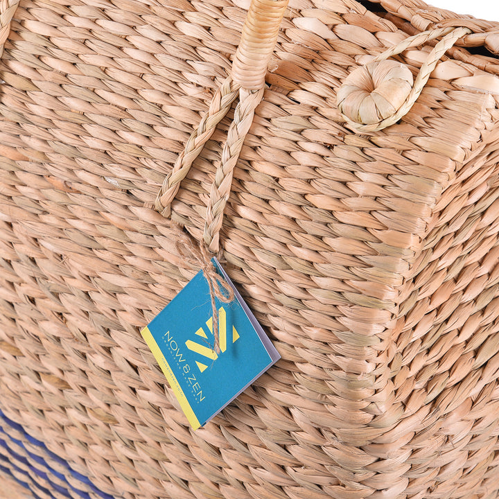 Striped Picnic Basket L5