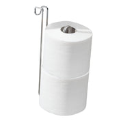 iDesign Forma Brushed Stainless Steel Over-the-Tank Toilet Paper Holder 4