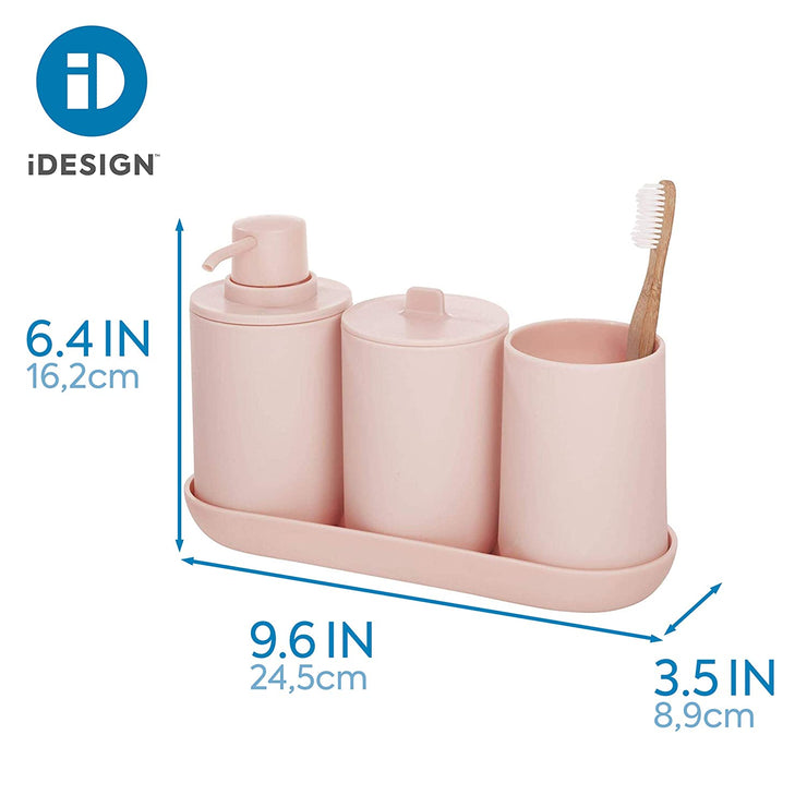 iDesign Bathroom Accessory Set 4