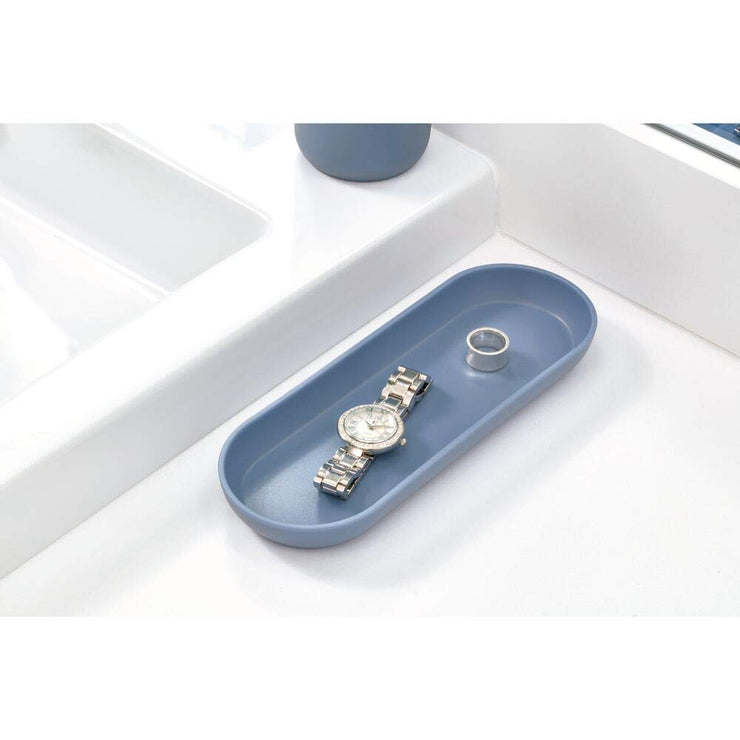 iDesign Cade 4-Piece Bathroom Accessory Set Matte Black