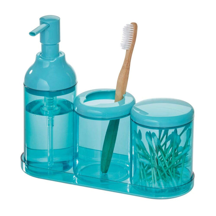 iDesign Plastic Bath Accessories Set 1