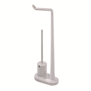 iDesign Plastic Toilet Paper Stand and Bowl Brush Gray 5