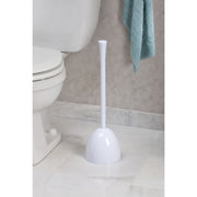 iDesign Una BPA-Free Plastic Toilet Plunger with Holder 2