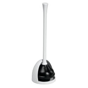 iDesign Una BPA-Free Plastic Toilet Plunger with Holder 7