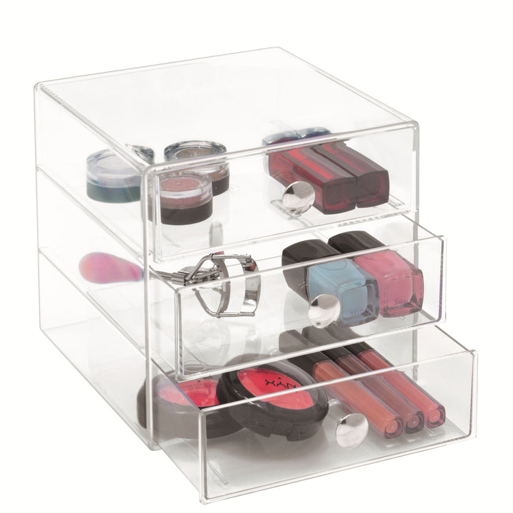 iDesign Plastic 3-Drawer Vanity Organizer  5
