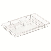 iDesign Clarity Plastic Expandable Drawer Organizer 9