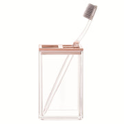 iDesign Clarity Toothbrush Holder Stand 4