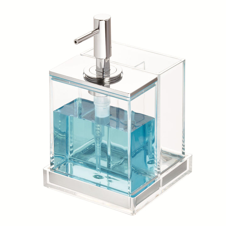 iDesign Clarity 3-Piece Bathroom Accessory Set 5