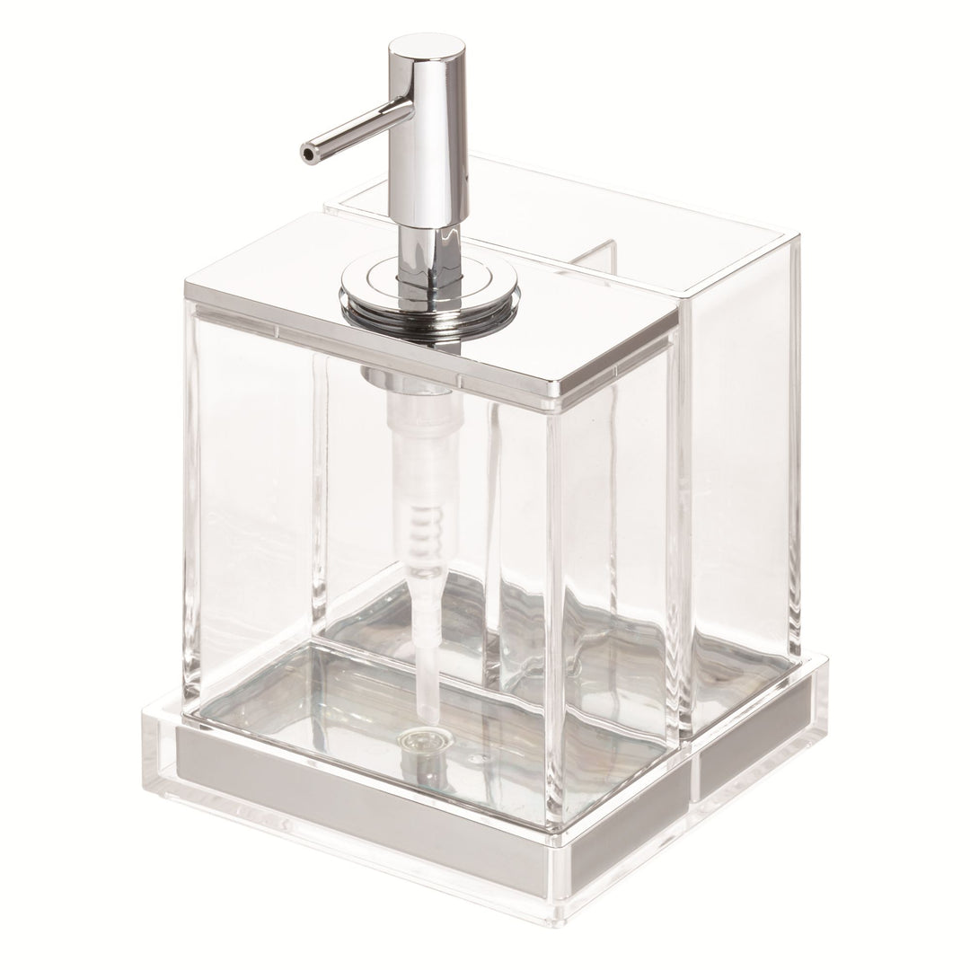 iDesign Clarity 3-Piece Bathroom Accessory Set 6