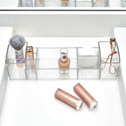 Medicine Drawer Organizer plastic idesign interdesign now and zen holder compact storage vanity make up 