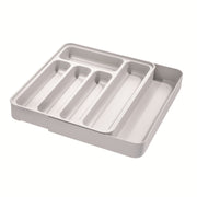 iDesign Eco BPA-Free Recycled Plastic Expandable Flatware and Cutlery Tray 3