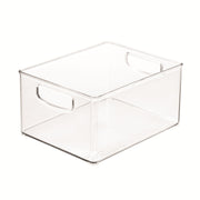 iDesign Linus Plastic Storage Organizer Bin with Handles 2