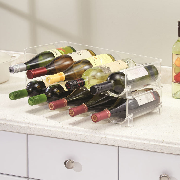 Linus Stackable Wine and Water Bottle Rack for Kitchen Countertops 3