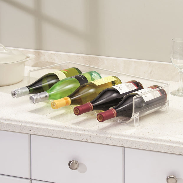 Linus Stackable Wine and Water Bottle Rack for Kitchen Countertops 4