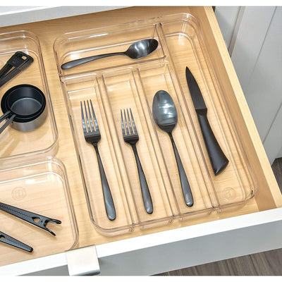 iDesign Crisp BPA-Free Plastic Kitchen Drawer Organizer 3