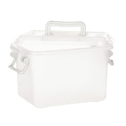 Plastic Multipurpose Stackable Storage Box Container with Lid and Handles 6 Litre Now and Zen