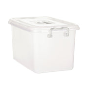 Plastic Multipurpose Stackable Storage Box Container with Lid and Handles 23 Litre Now and Zen